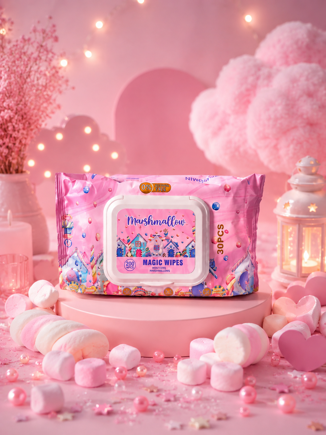 Lingettes Marshmallow